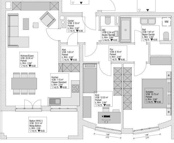 Prenájom bytu 3-izbový 86 m², Industriestrasse 1, Ergoldsbach, Bavorsko Prenájom bytu 3-izbový 86 m², Industriestrasse 1, Ergoldsbach, Bavorsko
