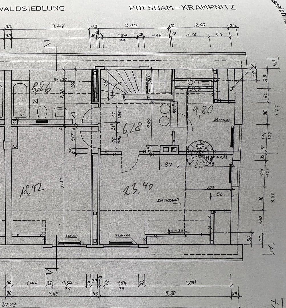 Prenájom bytu 3-izbový 71 m², Potsdam, Brandenbursko Prenájom bytu 3-izbový 71 m², Potsdam, Brandenbursko