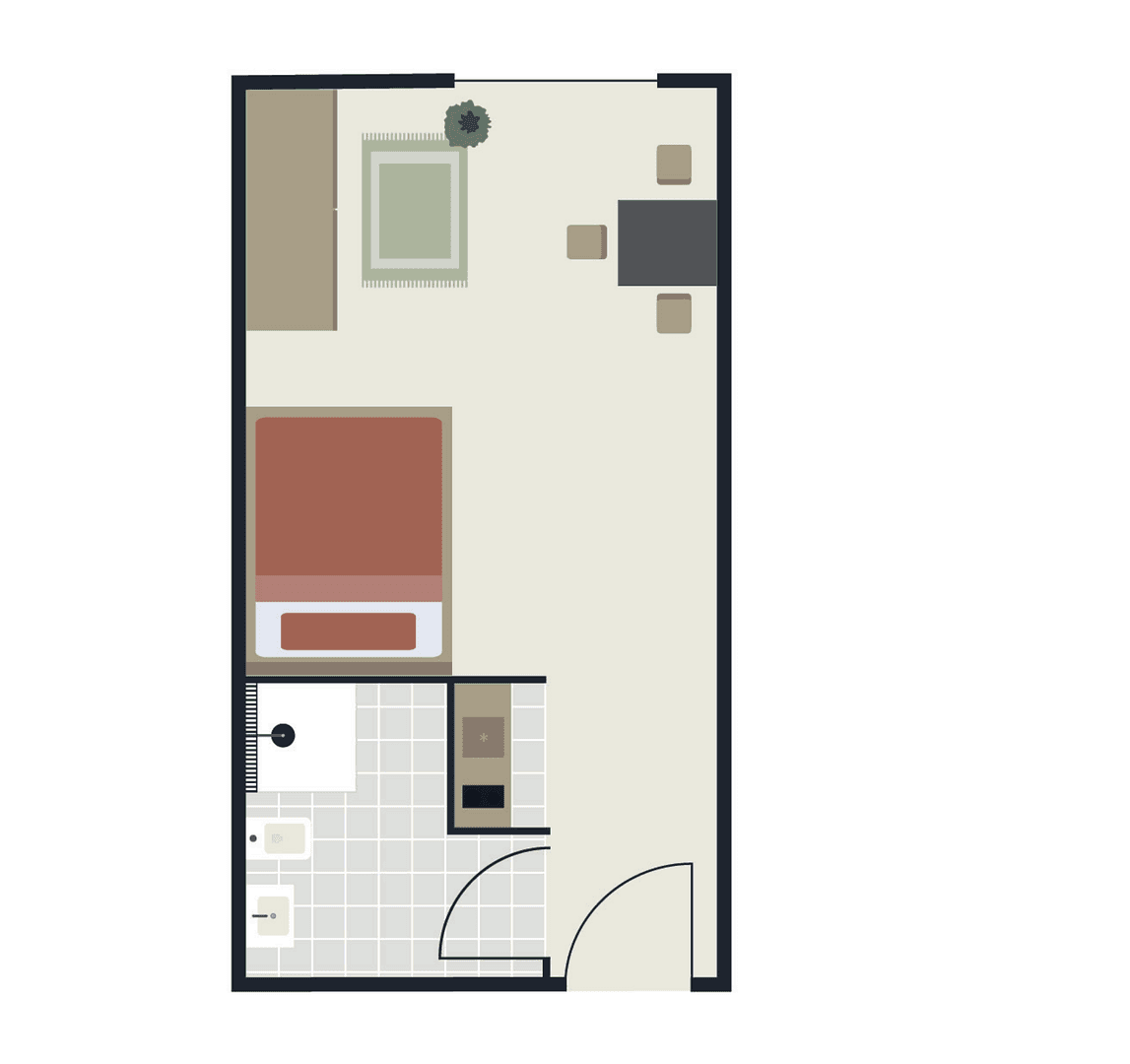 Prenájom bytu 1-izbový 22 m², Saarbrücken, Sársko Prenájom bytu 1-izbový 22 m², Saarbrücken, Sársko