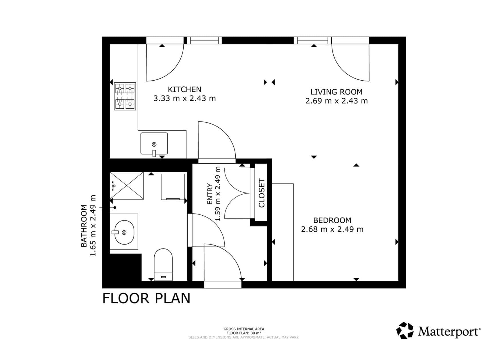 Prenájom bytu 1-izbový 31 m², Haenkeho, Praha, Praha Prenájom bytu 1-izbový 31 m², Haenkeho, Praha, Praha