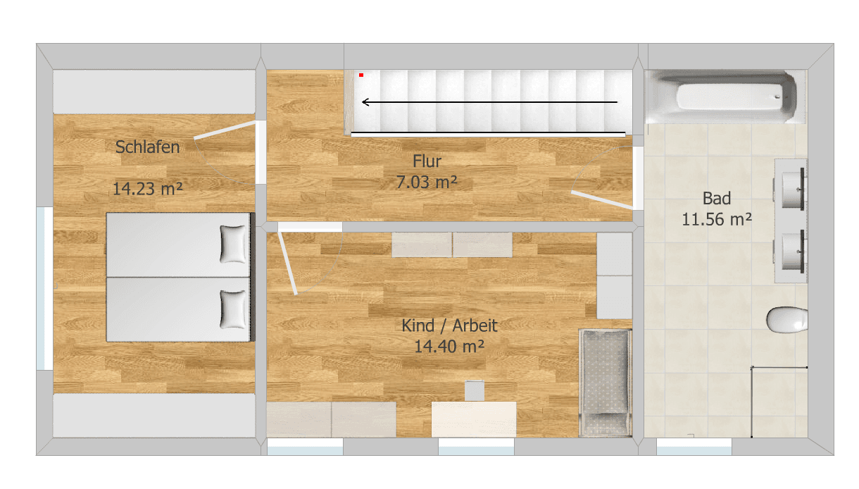 Prenájom bytu 3-izbový 95 m², Chemnitz, Sasko Prenájom bytu 3-izbový 95 m², Chemnitz, Sasko