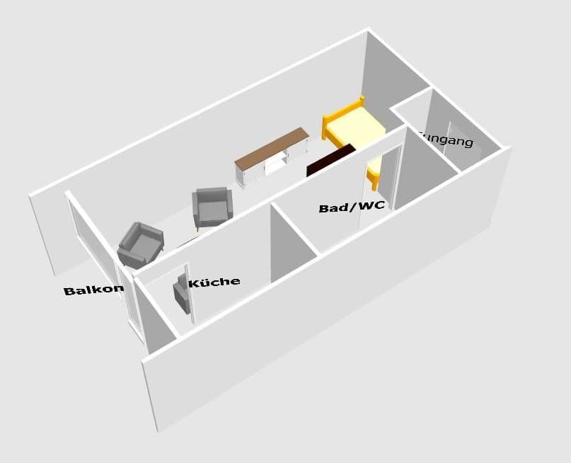 Predaj bytu 1-izbový 35 m², Drygalskiallee 118, München-Solln, Bavorsko Predaj bytu 1-izbový 35 m², Drygalskiallee 118, München-Solln, Bavorsko