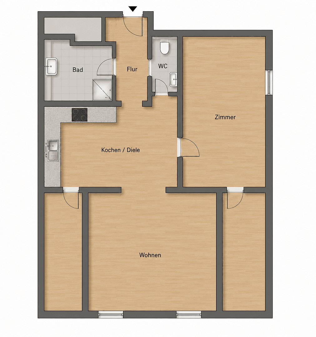 Prenájom bytu 2-izbový 75 m², Schorndorf, Bádensko-Wurttembersko Prenájom bytu 2-izbový 75 m², Schorndorf, Bádensko-Wurttembersko