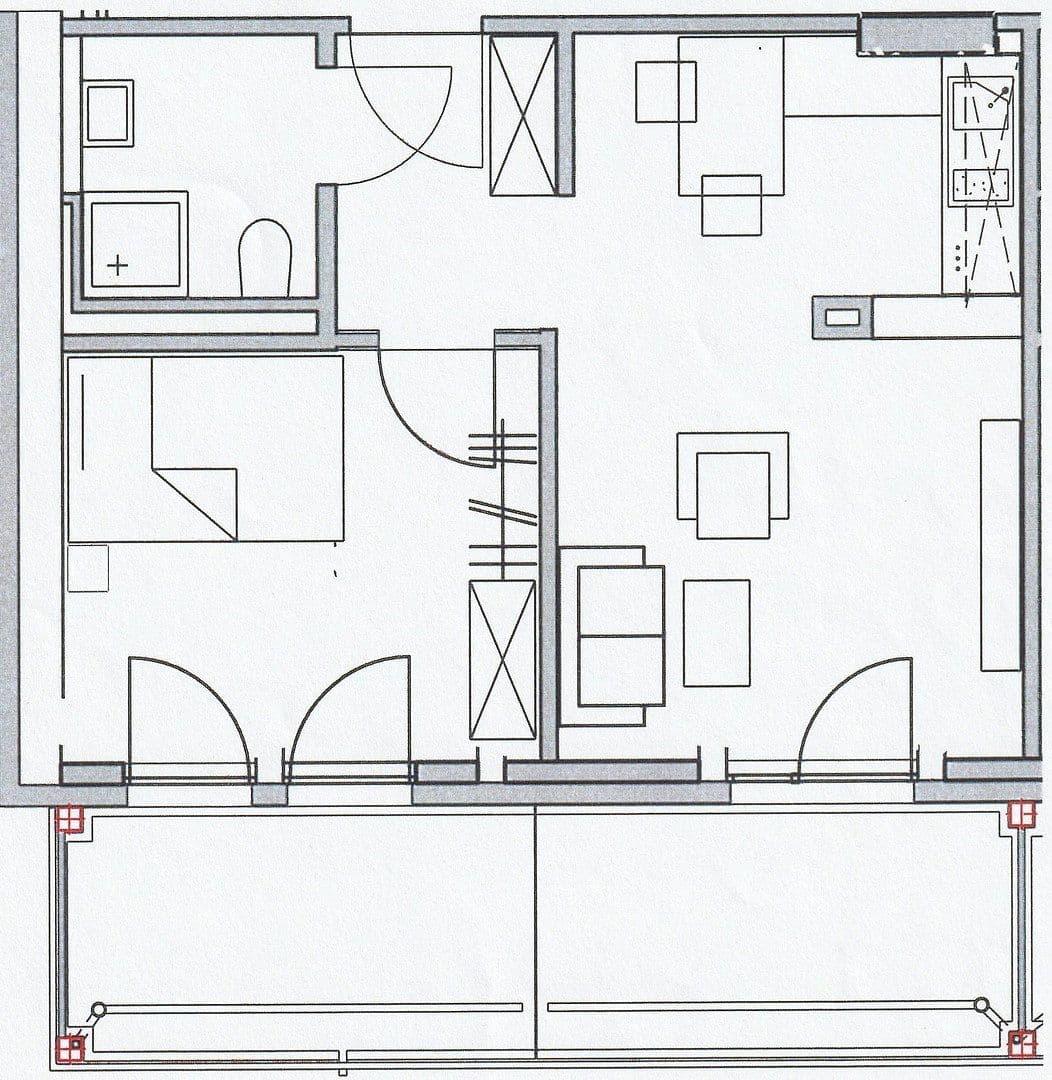 Predaj bytu 2-izbový 47 m², Nürnberg, Bavorsko Predaj bytu 2-izbový 47 m², Nürnberg, Bavorsko