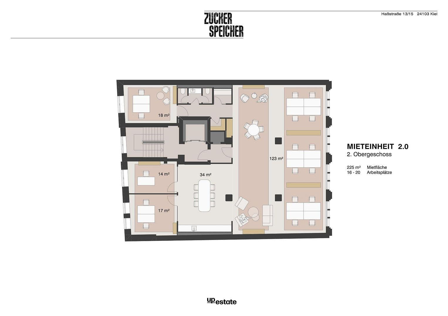 Prenájom kancelárie 250 m², Haßstraße 13/15, Kiel, Šlezvicko-Holštajnsko Prenájom kancelárie 250 m², Haßstraße 13/15, Kiel, Šlezvicko-Holštajnsko