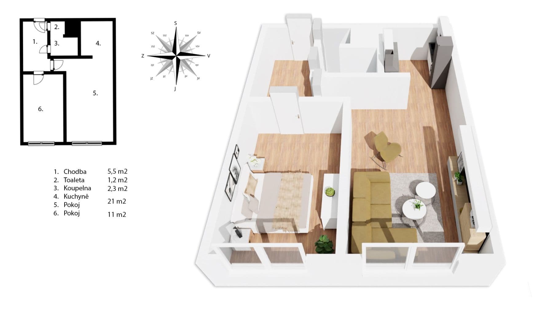 Predaj bytu 2-izbový 40 m², Zdiměřická, Praha, Praha Predaj bytu 2-izbový 40 m², Zdiměřická, Praha, Praha