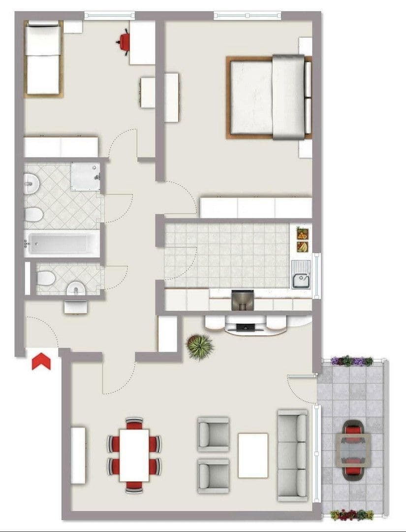 Predaj bytu 3-izbový 86 m², Am Brünnchen 2, Koblenz - Metternich, Porýnie-Falcko Predaj bytu 3-izbový 86 m², Am Brünnchen 2, Koblenz - Metternich, Porýnie-Falcko