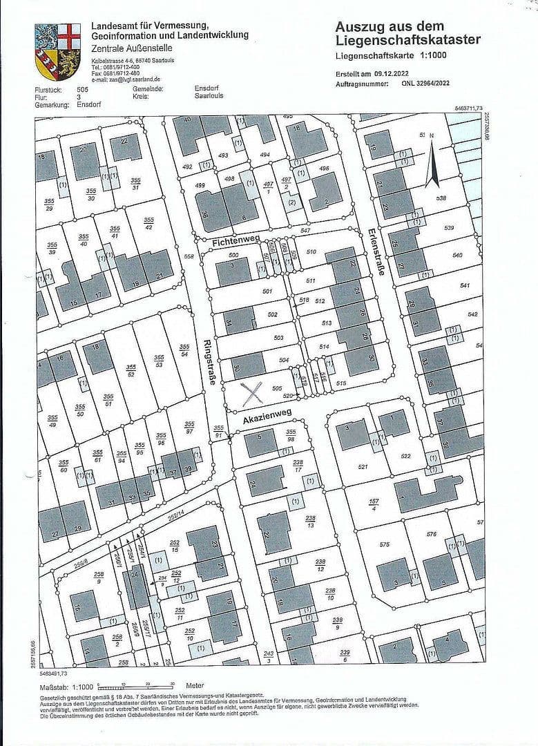 Predaj pozemku 360 m², Ensdorf/Saar, Sársko Predaj pozemku 360 m², Ensdorf/Saar, Sársko