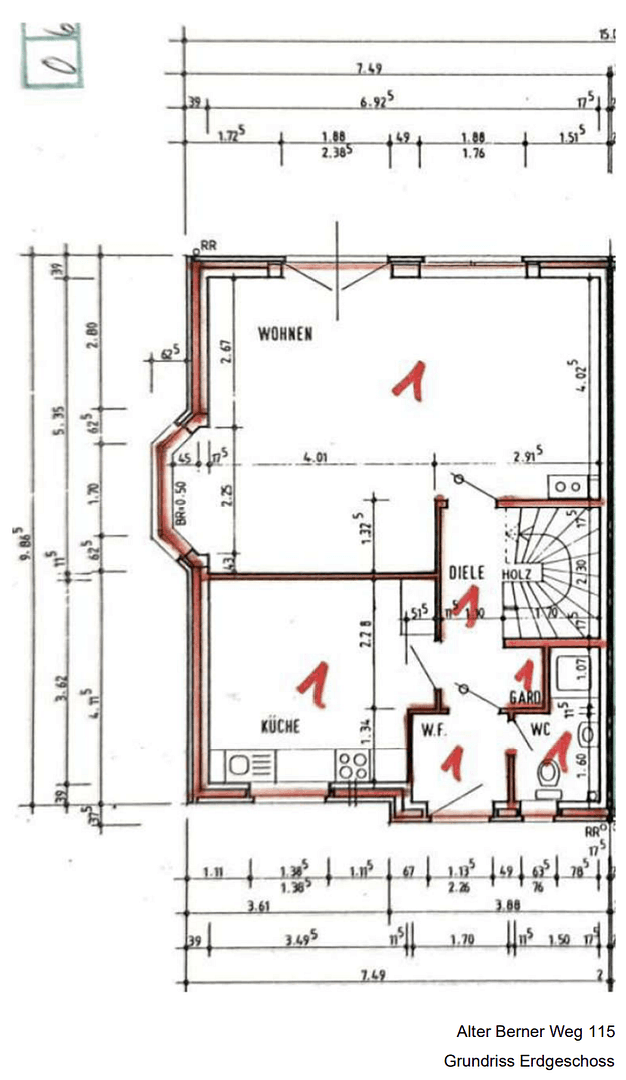 Predaj domu 111 m², pozemok 477 m², Alter Berner Weg 115, Hamburg, Hamburg Predaj domu 111 m², pozemok 477 m², Alter Berner Weg 115, Hamburg, Hamburg