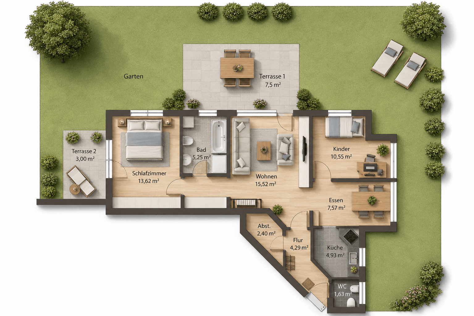 Predaj bytu 3-izbový 76 m², Konstanz, Bádensko-Wurttembersko Predaj bytu 3-izbový 76 m², Konstanz, Bádensko-Wurttembersko