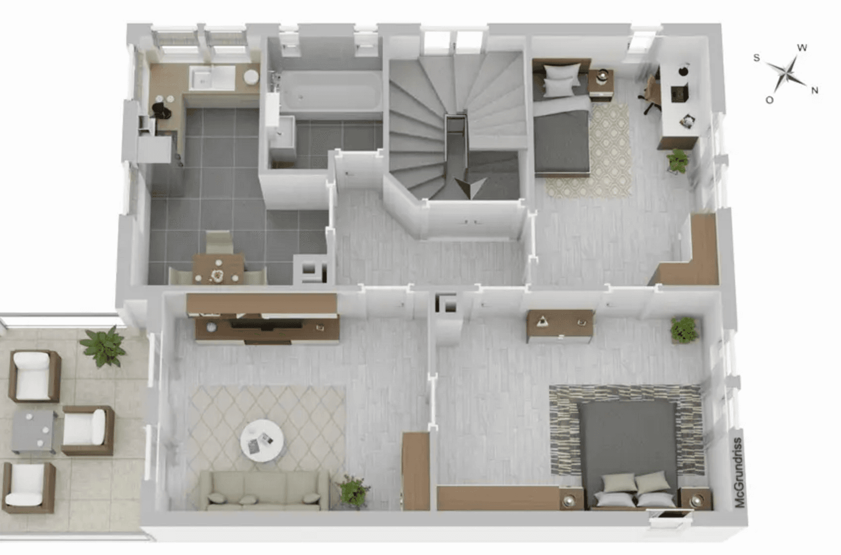 Prenájom bytu 3-izbový 66 m², Halbergstr. 18, Esslingen am Neckar, Bádensko-Wurttembersko Prenájom bytu 3-izbový 66 m², Halbergstr. 18, Esslingen am Neckar, Bádensko-Wurttembersko
