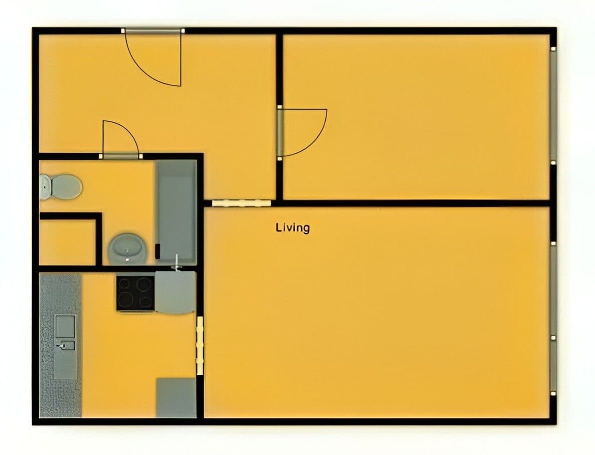 Predaj bytu 2-izbový 42 m², Kostřínská, Praha, Praha Predaj bytu 2-izbový 42 m², Kostřínská, Praha, Praha