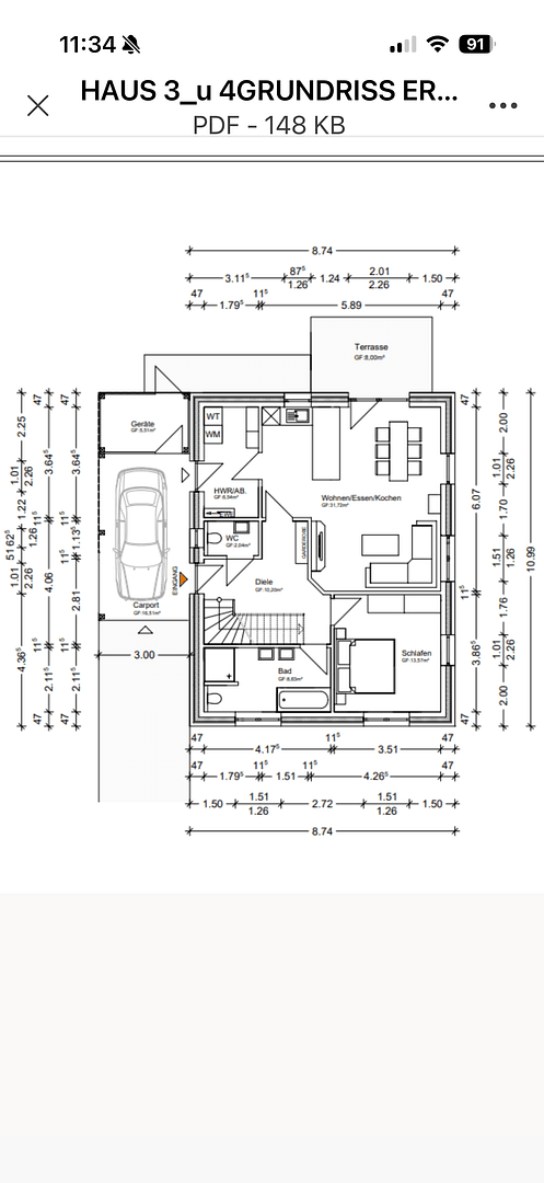Prenájom domu 128 m², pozemok 330 m², II.Hüllenweg 20 a, Barßel, Dolné Sasko Prenájom domu 128 m², pozemok 330 m², II.Hüllenweg 20 a, Barßel, Dolné Sasko