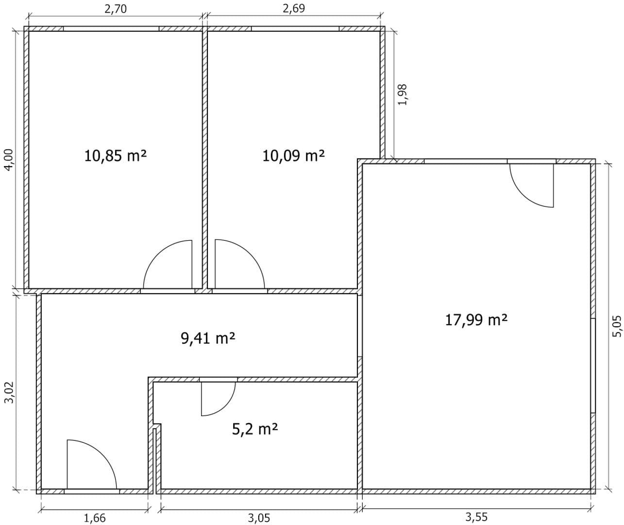 Prenájom bytu 3-izbový 54 m², V Honech, Klecany, Středočeský kraj Prenájom bytu 3-izbový 54 m², V Honech, Klecany, Středočeský kraj