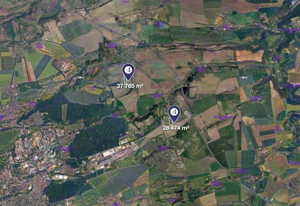 Predaj pozemku 22.080 m², Stehelčeves, Středočeský kraj Predaj pozemku 22.080 m², Stehelčeves, Středočeský kraj