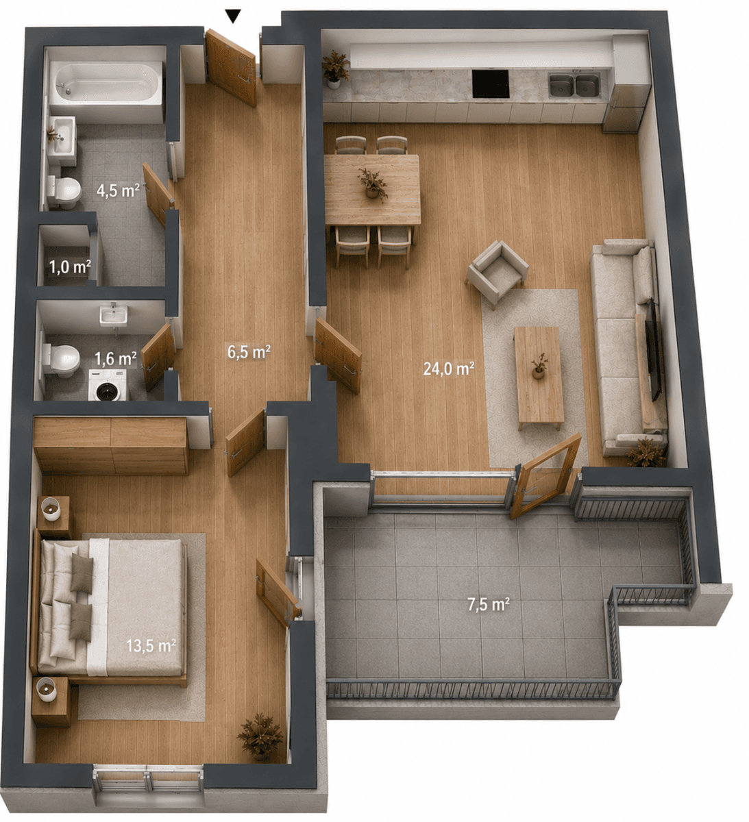 Prenájom bytu 2-izbový 63 m², Zdiměřická, Praha, Praha Prenájom bytu 2-izbový 63 m², Zdiměřická, Praha, Praha