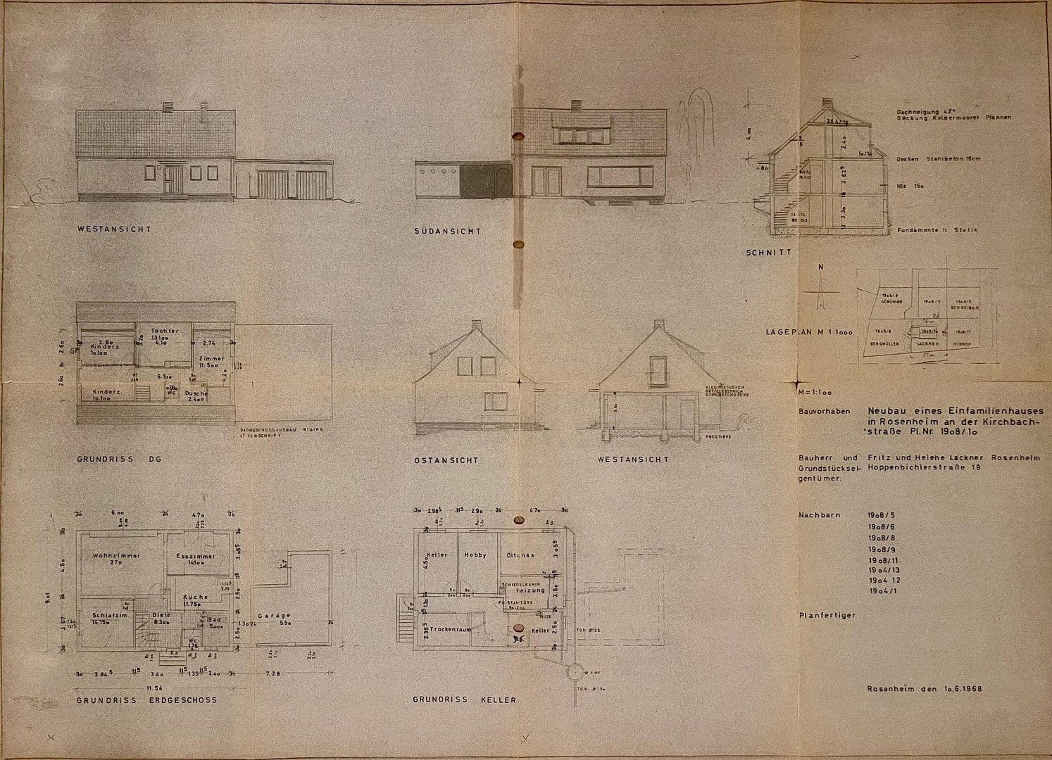 Predaj domu 140 m², pozemok 630 m², Bozener Straße 32, Rosenheim, Bavorsko Predaj domu 140 m², pozemok 630 m², Bozener Straße 32, Rosenheim, Bavorsko