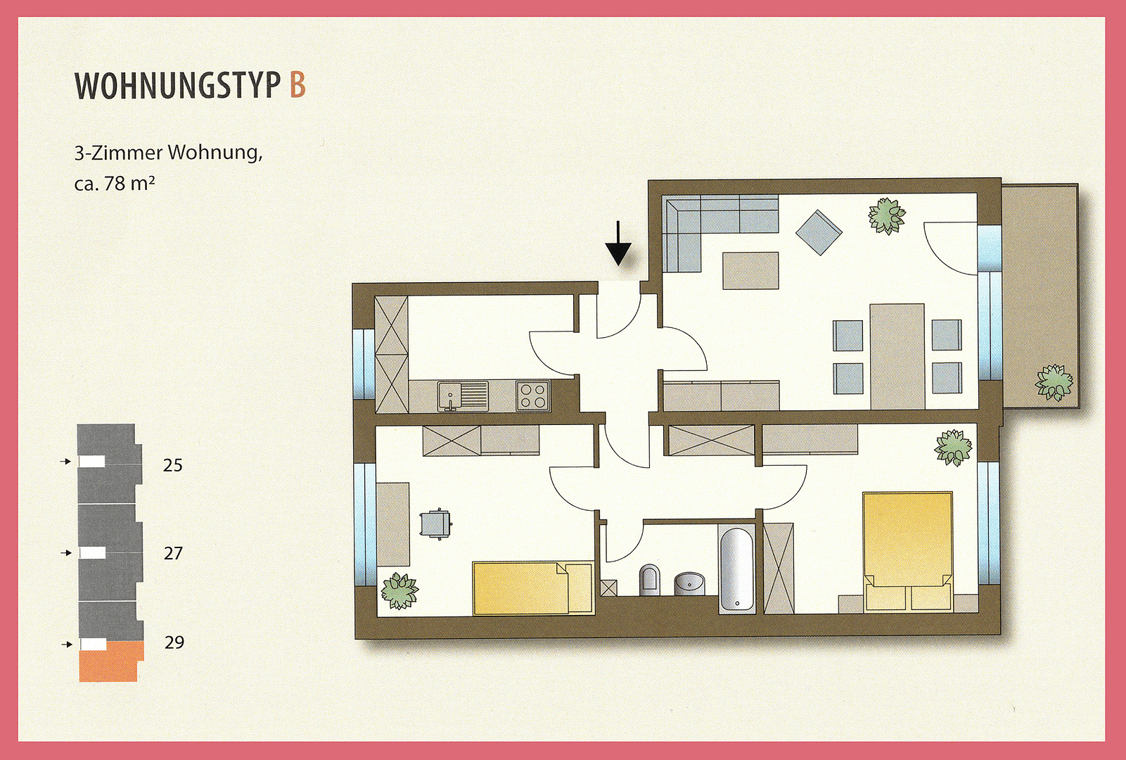 Prenájom bytu 3-izbový 80 m², Moselstr. 29, Riedstadt, Hesensko Prenájom bytu 3-izbový 80 m², Moselstr. 29, Riedstadt, Hesensko