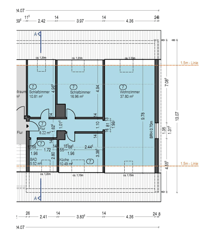 Prenájom bytu 3-izbový 92 m², Raiffeisenstraße 14-16, Remagen, Porýnie-Falcko Prenájom bytu 3-izbový 92 m², Raiffeisenstraße 14-16, Remagen, Porýnie-Falcko