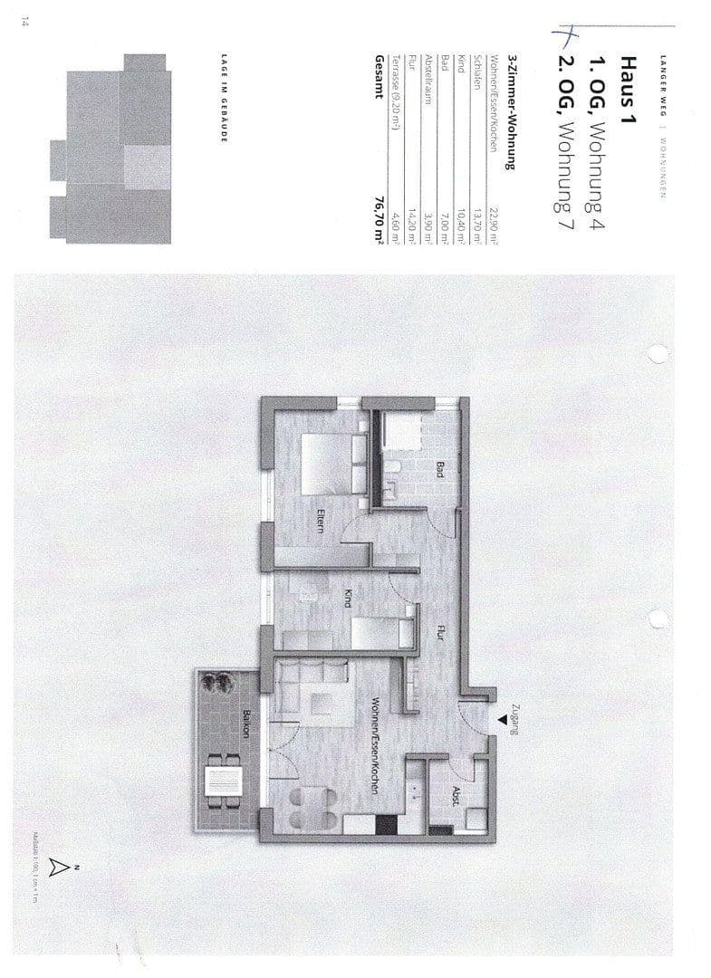 Prenájom bytu 3-izbový 77 m², Langer Weg 30, Winterbach, Bádensko-Wurttembersko Prenájom bytu 3-izbový 77 m², Langer Weg 30, Winterbach, Bádensko-Wurttembersko