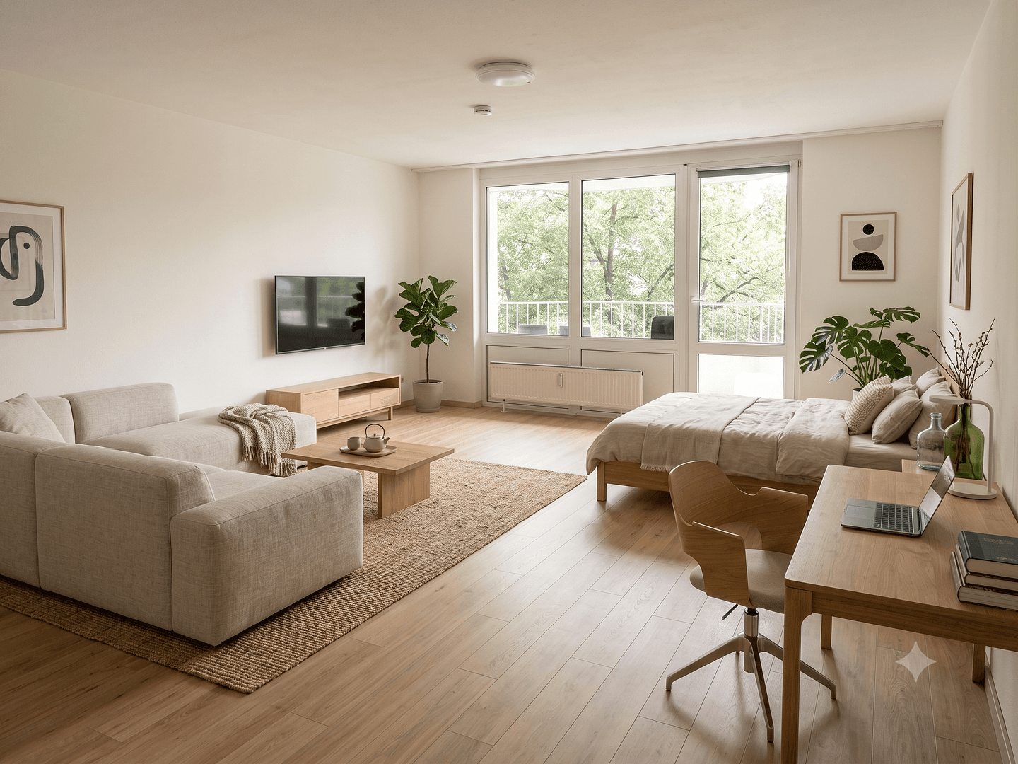 Prenájom bytu 1-izbový 33 m², Rosestraße 6, Bayreuth, Bavorsko Prenájom bytu 1-izbový 33 m², Rosestraße 6, Bayreuth, Bavorsko
