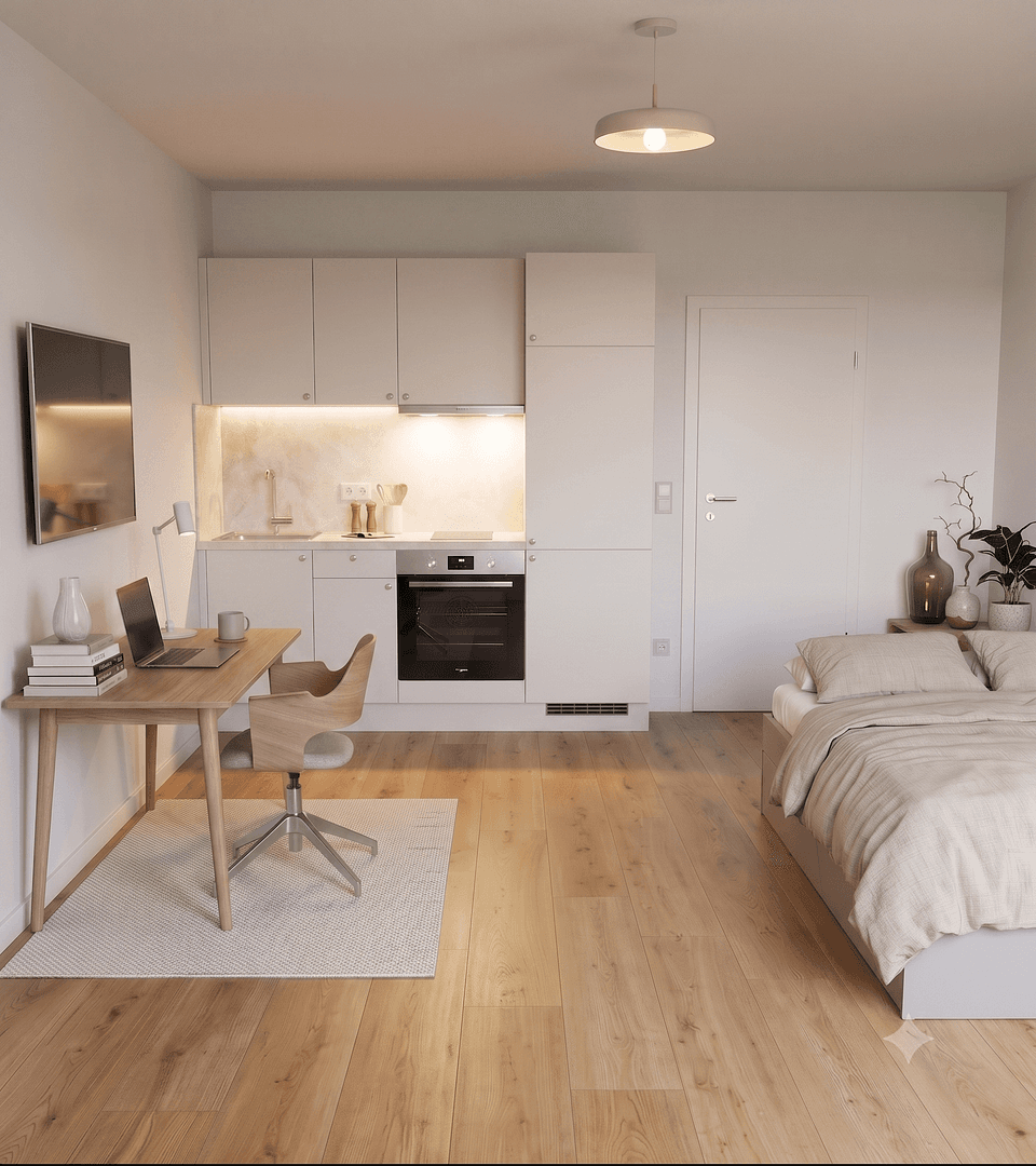 Prenájom bytu 1-izbový 33 m², Rosestraße 6, Bayreuth, Bavorsko Prenájom bytu 1-izbový 33 m², Rosestraße 6, Bayreuth, Bavorsko