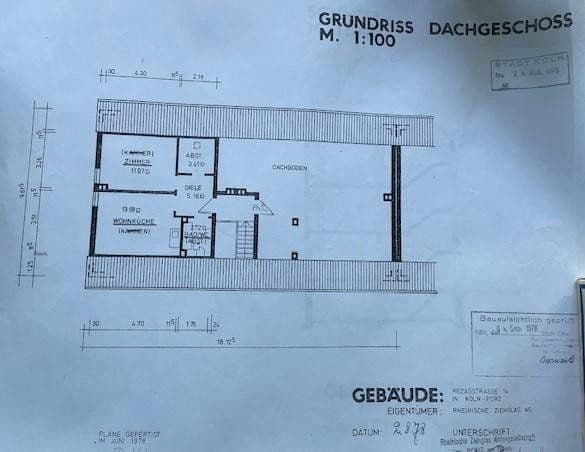Prenájom bytu 2-izbový 42 m², Rezagstr. 18, Köln, Severné Porýnie - Westfálsko Prenájom bytu 2-izbový 42 m², Rezagstr. 18, Köln, Severné Porýnie - Westfálsko