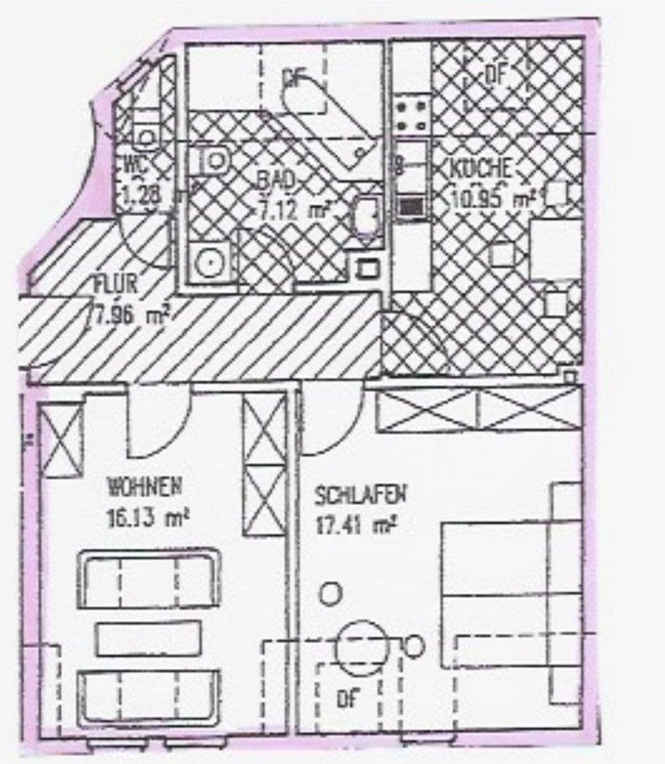 Prenájom bytu 2-izbový 60 m², Kreisigstraße 29, Zwickau, Sasko Prenájom bytu 2-izbový 60 m², Kreisigstraße 29, Zwickau, Sasko