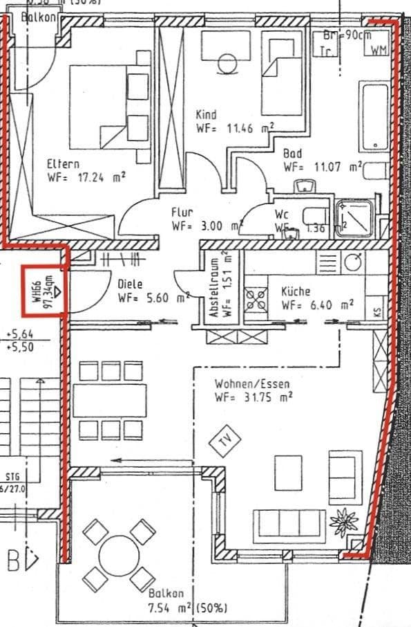 Predaj bytu 3-izbový 98 m², Köln, Severné Porýnie - Westfálsko Predaj bytu 3-izbový 98 m², Köln, Severné Porýnie - Westfálsko