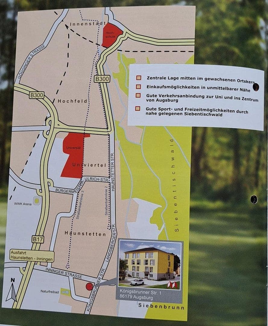 Prenájom bytu 1-izbový 22 m², Königsbrunner Straße 1, Augsburg, Bavorsko Prenájom bytu 1-izbový 22 m², Königsbrunner Straße 1, Augsburg, Bavorsko