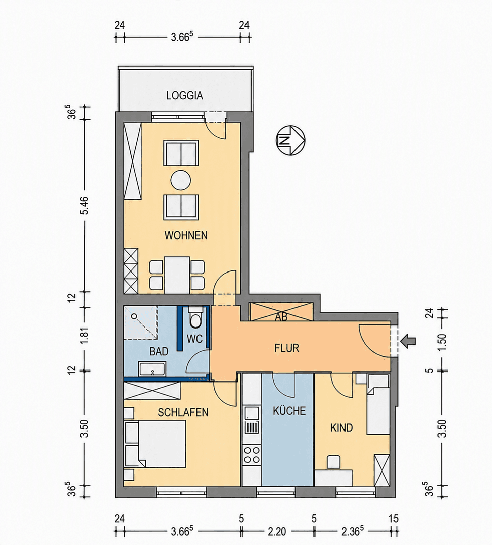 Predaj bytu 3-izbový 67 m², Berlin, Berlín Predaj bytu 3-izbový 67 m², Berlin, Berlín