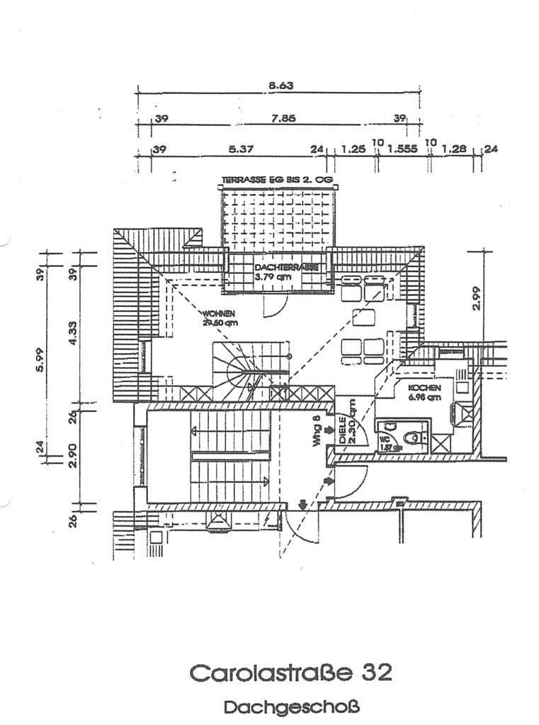 Prenájom bytu 2-izbový 71 m², Carolastraße 32, Zwickau, Sasko Prenájom bytu 2-izbový 71 m², Carolastraße 32, Zwickau, Sasko