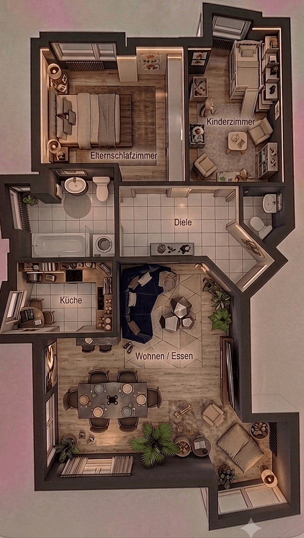 Predaj bytu 3-izbový 70 m², Fichtenweg 8, Kirchseeon, Bavorsko Predaj bytu 3-izbový 70 m², Fichtenweg 8, Kirchseeon, Bavorsko