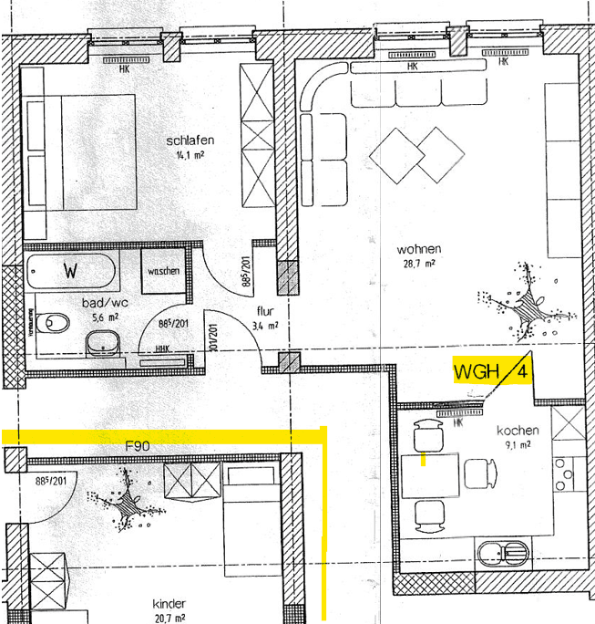 Prenájom bytu 2-izbový 61 m², Torgau, Sasko Prenájom bytu 2-izbový 61 m², Torgau, Sasko