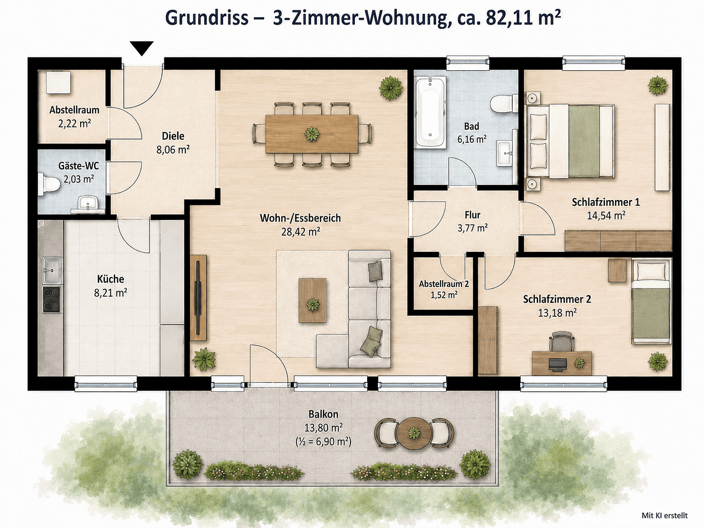 Predaj bytu 3-izbový 82 m², Grevenbroich, Severné Porýnie - Westfálsko Predaj bytu 3-izbový 82 m², Grevenbroich, Severné Porýnie - Westfálsko