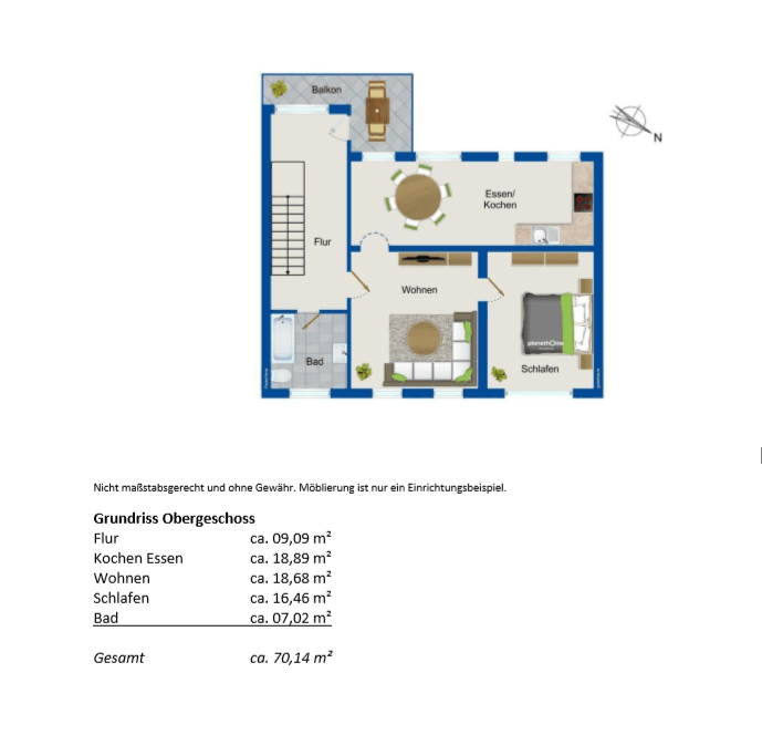 Prenájom bytu 6-izbový 158 m², Frontenhausen, Bavorsko Prenájom bytu 6-izbový 158 m², Frontenhausen, Bavorsko