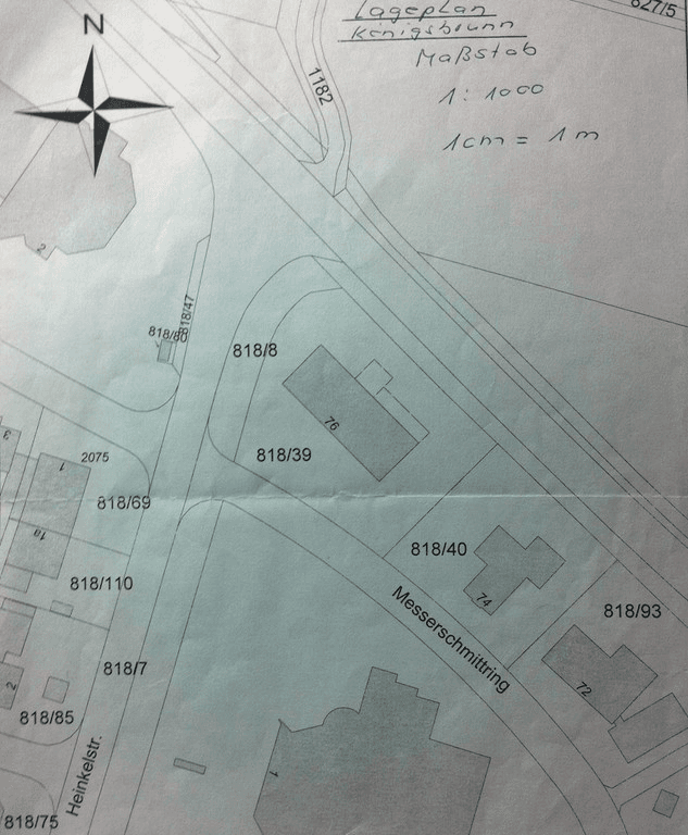 Prenájom pozemku 724 m², Messerschmittring 76, Königsbrunn, Bavorsko Prenájom pozemku 724 m², Messerschmittring 76, Königsbrunn, Bavorsko