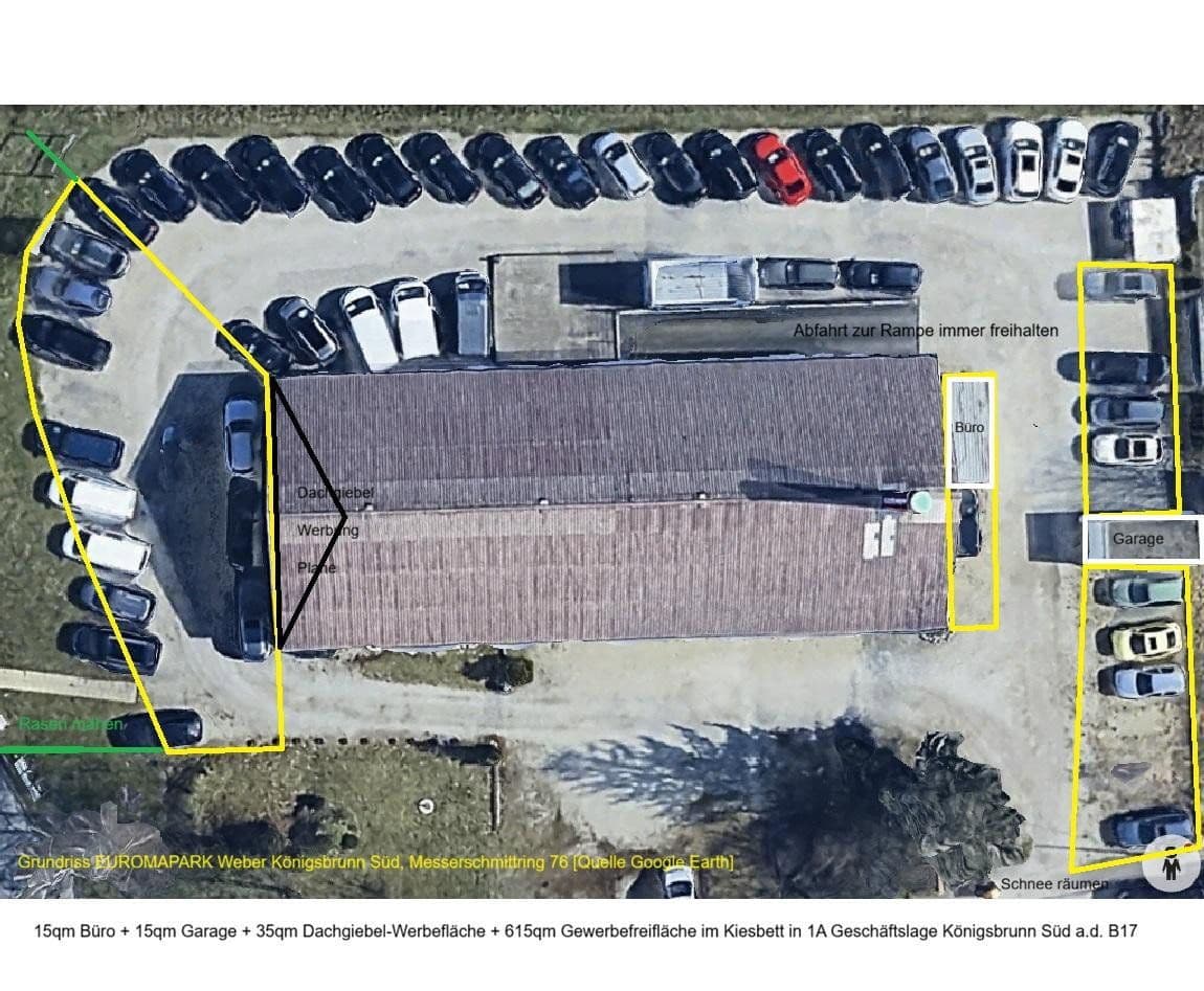 Prenájom pozemku 680 m², Messerschmittring 76, Königsbrunn, Bavorsko Prenájom pozemku 680 m², Messerschmittring 76, Königsbrunn, Bavorsko