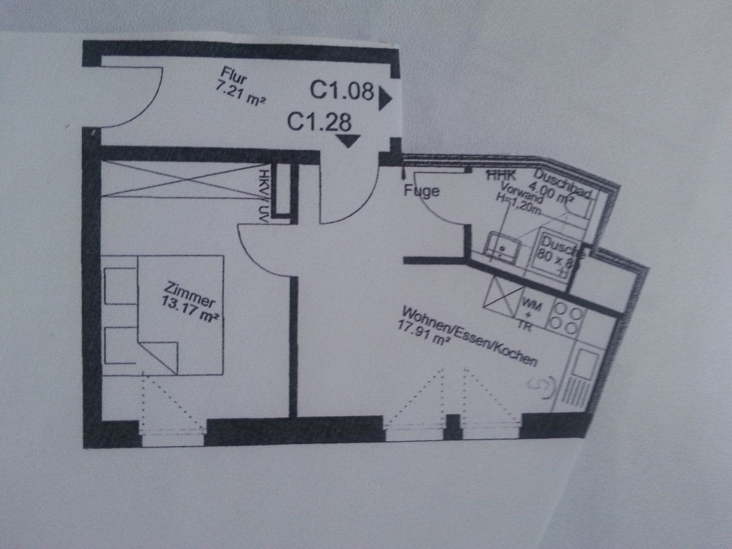 Prenájom bytu 2-izbový 35 m², Am Römerhof 51, Frankfurt, Hesensko Prenájom bytu 2-izbový 35 m², Am Römerhof 51, Frankfurt, Hesensko