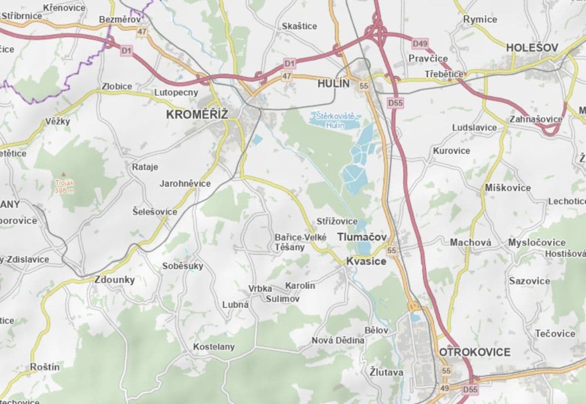 Predaj pozemku 3.349 m², Kroměříž, Zlínský kraj Predaj pozemku 3.349 m², Kroměříž, Zlínský kraj