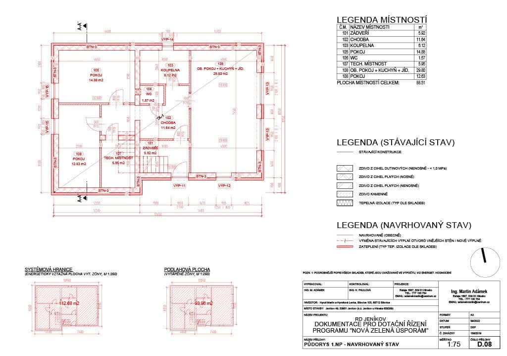 Prenájom domu 86 m², pozemok 700 m², Jeníkov, Pardubický kraj Prenájom domu 86 m², pozemok 700 m², Jeníkov, Pardubický kraj