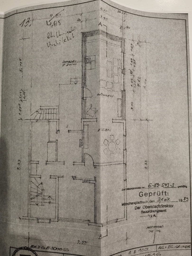 Prenájom bytu 5-izbový 110 m², Pfeilstraße 33, Mönchengladbach, Severné Porýnie - Westfálsko Prenájom bytu 5-izbový 110 m², Pfeilstraße 33, Mönchengladbach, Severné Porýnie - Westfálsko