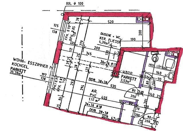 Prenájom bytu 2-izbový 45 m², Burghardtgasse 1, Wien, Viedeň Prenájom bytu 2-izbový 45 m², Burghardtgasse 1, Wien, Viedeň