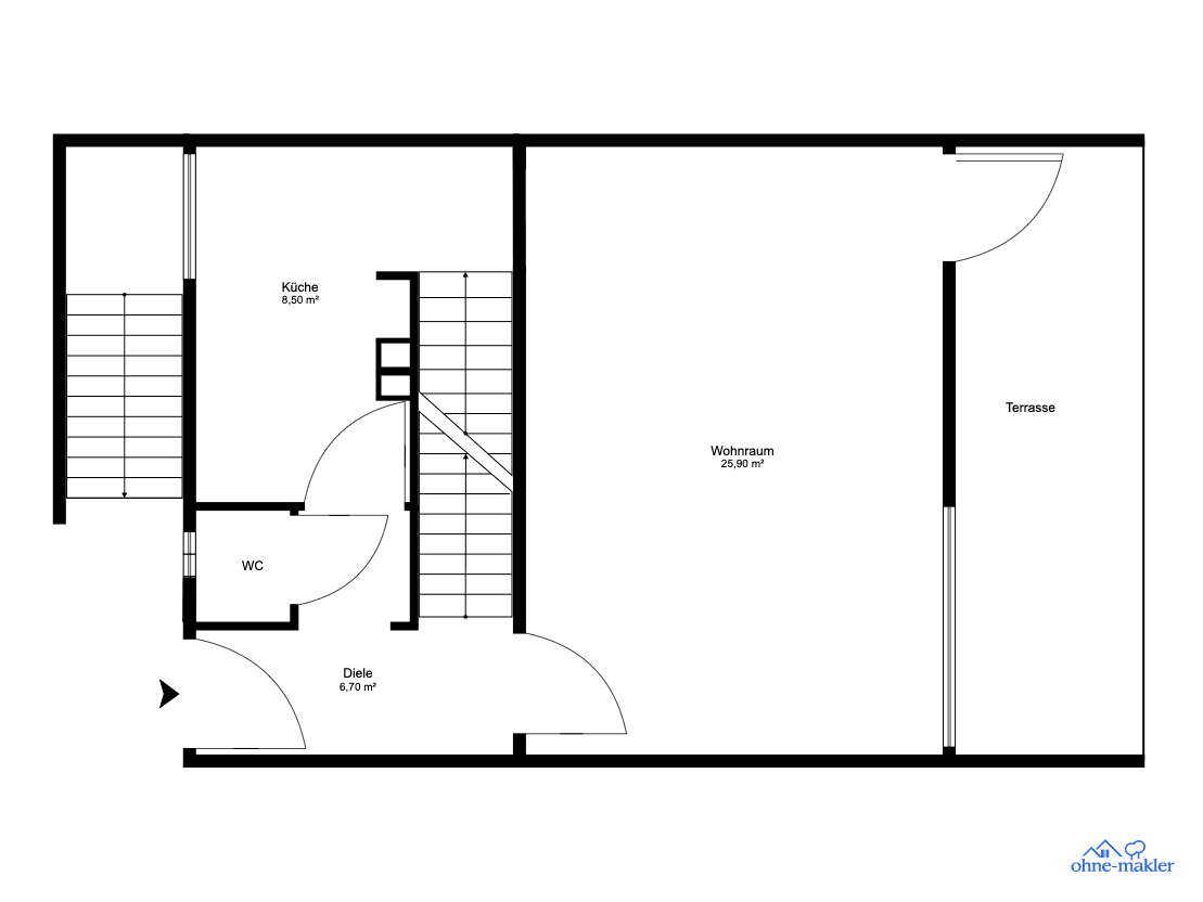Predaj domu 92 m², pozemok 219 m², Lübeck, Šlezvicko-Holštajnsko Predaj domu 92 m², pozemok 219 m², Lübeck, Šlezvicko-Holštajnsko
