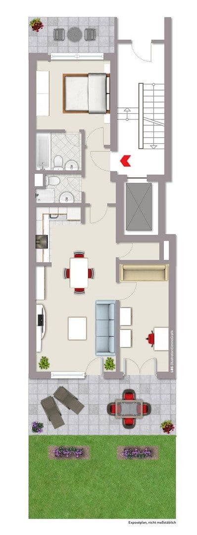 Prenájom bytu 3-izbový 71 m², Kleine Alexanderstraße 7, Berlin, Berlín Prenájom bytu 3-izbový 71 m², Kleine Alexanderstraße 7, Berlin, Berlín