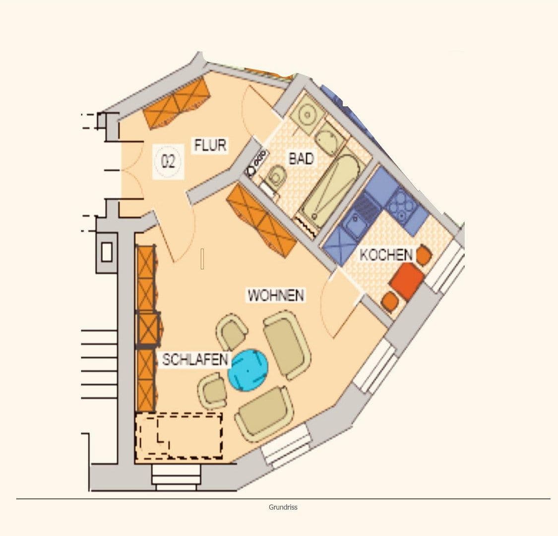 Predaj bytu 1-izbový 41 m², Michael-Kazmierczak-Str. 43, Leipzig, Sasko Predaj bytu 1-izbový 41 m², Michael-Kazmierczak-Str. 43, Leipzig, Sasko