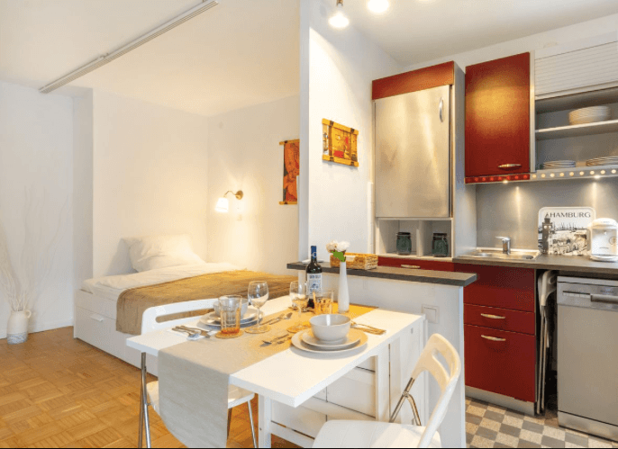 Prenájom bytu 1-izbový 35 m², Fliederweg, Hamburg, Hamburg Prenájom bytu 1-izbový 35 m², Fliederweg, Hamburg, Hamburg