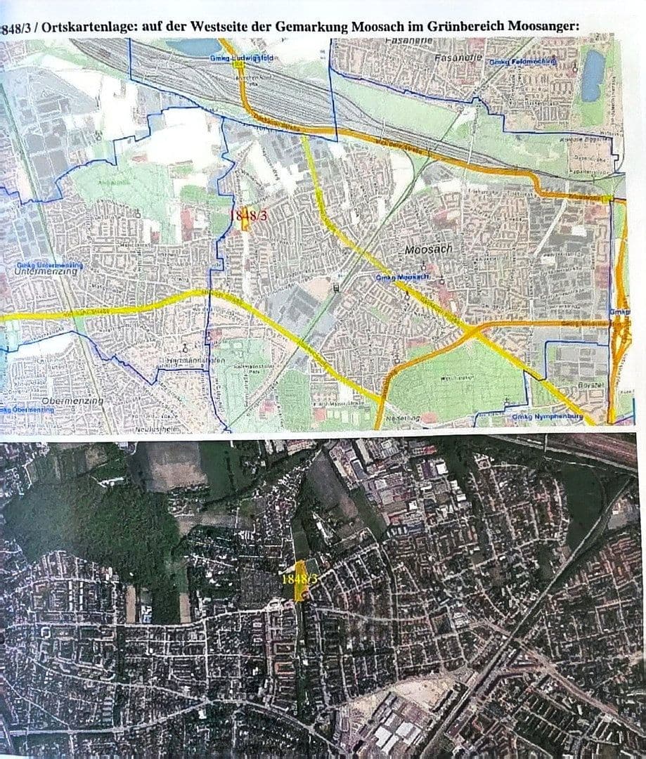 Predaj pozemku 9.138 m², Saarlouiser Straße Ecke Lauinger Straße, München, Bavorsko Predaj pozemku 9.138 m², Saarlouiser Straße Ecke Lauinger Straße, München, Bavorsko