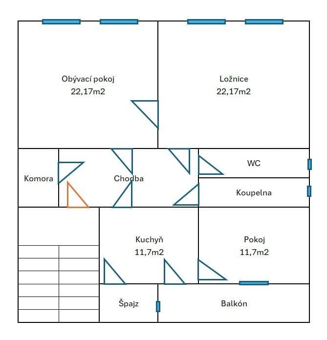 Prenájom bytu 3-izbový 85 m², U zámku, Teplice, Ústecký kraj Prenájom bytu 3-izbový 85 m², U zámku, Teplice, Ústecký kraj
