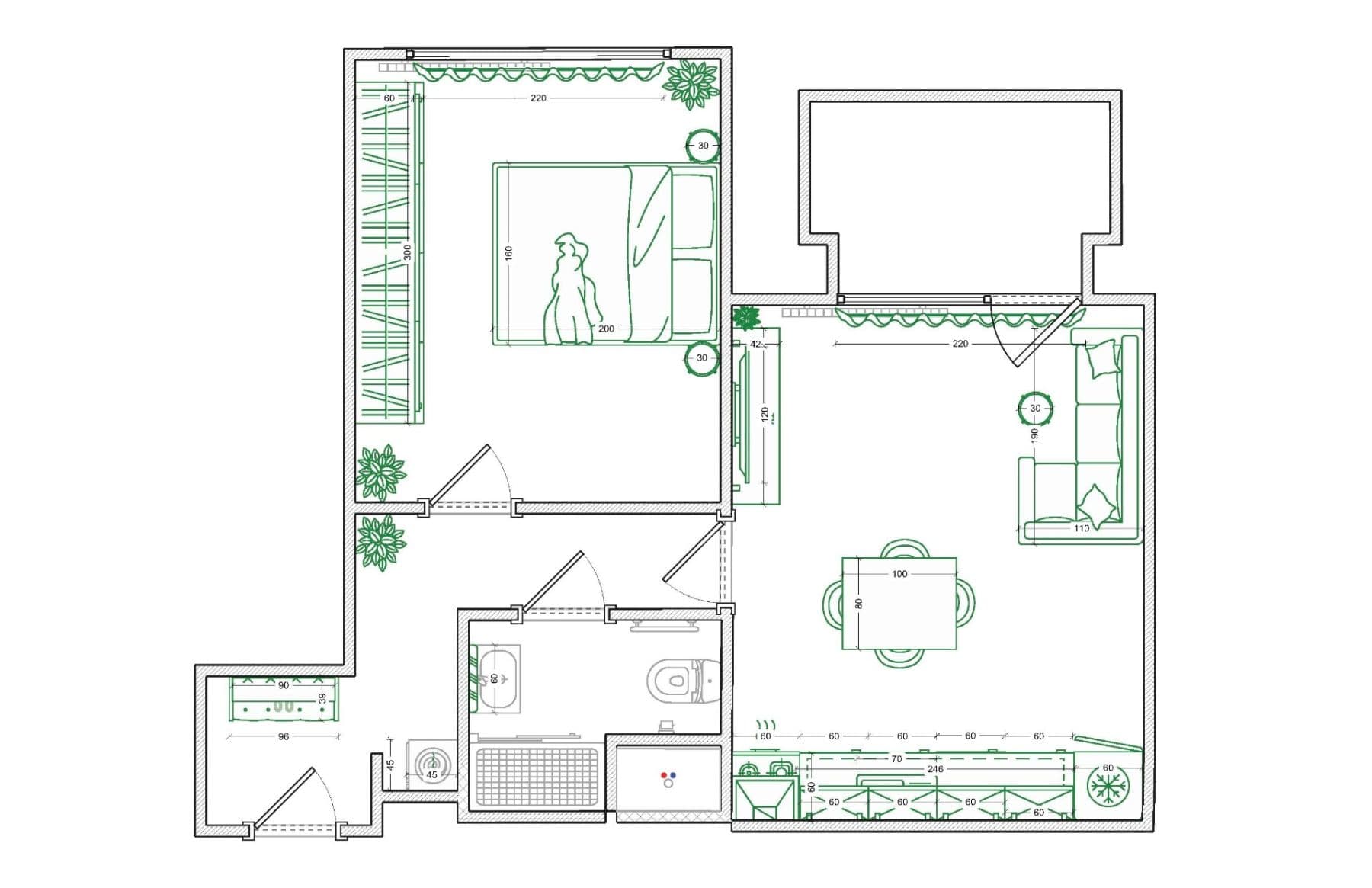 Predaj bytu 2-izbový 43 m², V. Volfa, České Budějovice, Jihočeský kraj Predaj bytu 2-izbový 43 m², V. Volfa, České Budějovice, Jihočeský kraj